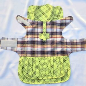 Green Cotton Dog Dress