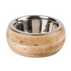 Single Wooden Dog Bowl
