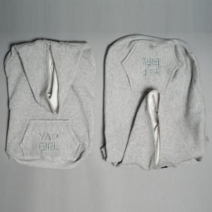 Designer Grey Hoodie Dog Clothing