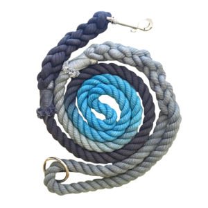 Blue Ombre Dog Rope Leash