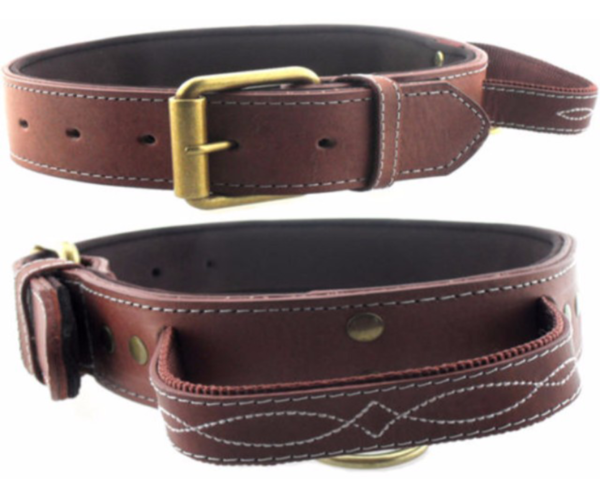Leather Belt Dog Collars - Image 4