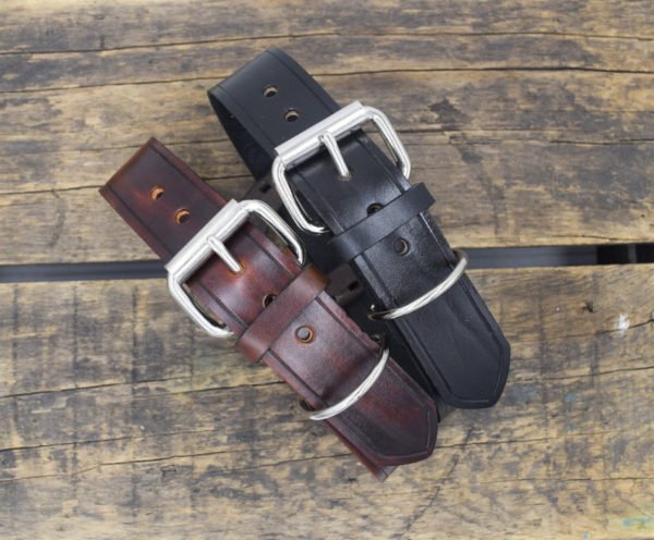 Leather Belt Dog Collars