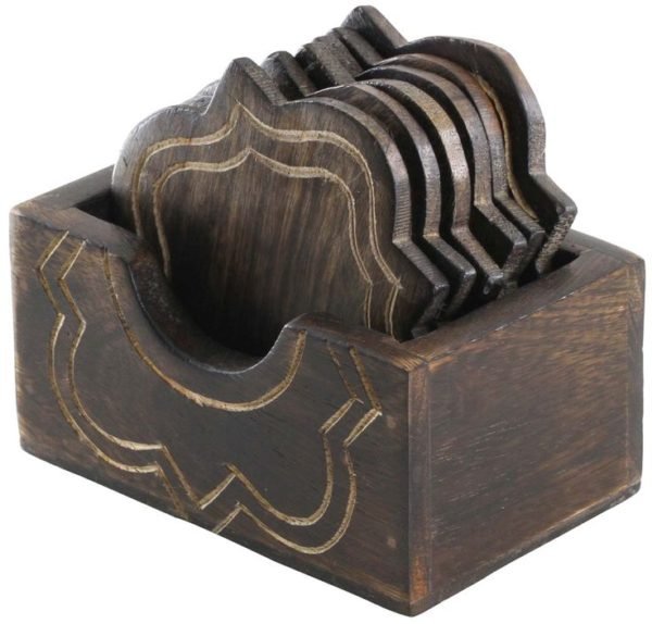 Natural Wooden Table Coasters Manufacturer
