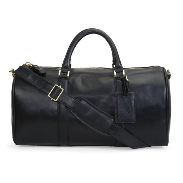 Leather Black Travel Bags