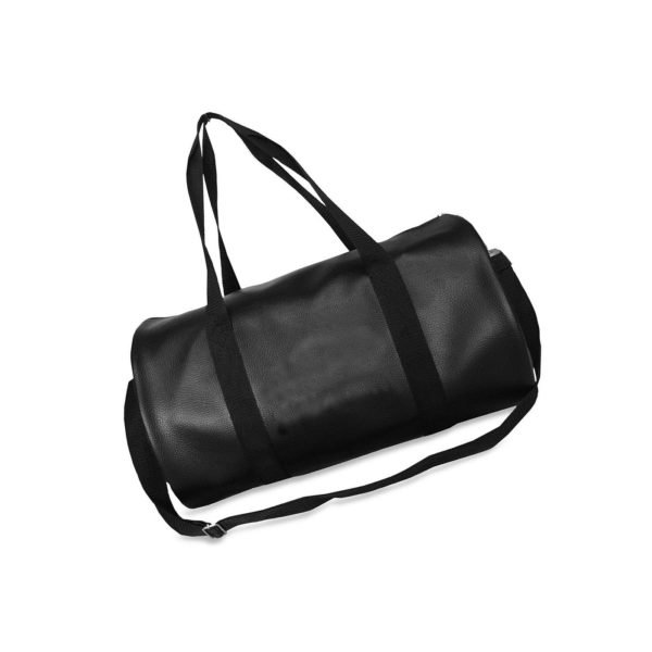 Black Medium Size Leather Luggage Bags