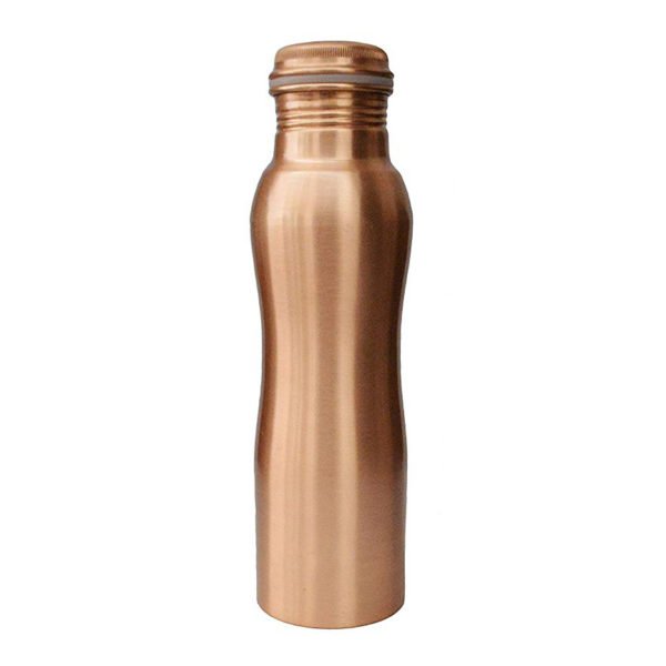 Designer Curved Copper Water Bottles Supplier in India