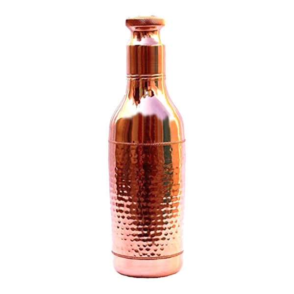 Designer Round Hammered Copper Bottle Manufacturer