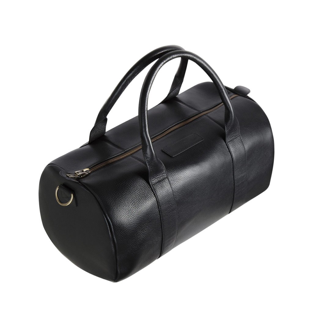Solid Genuine Leather Travel Duffel Bags Large Size