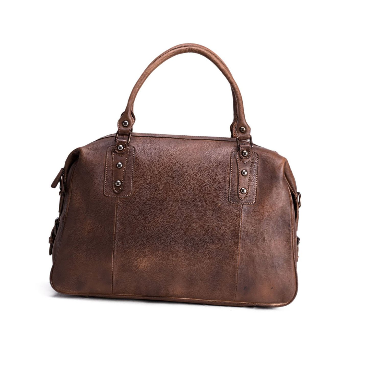 Leather Duffle Handbag