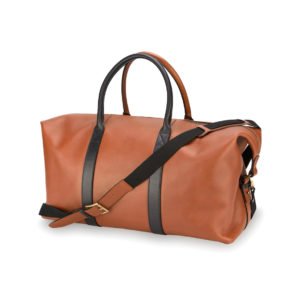 Solid Heavy Duty Leather Travel Duffel Bag Manufacturer