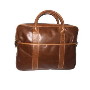 Vintage Hard Leather Laptop Bag