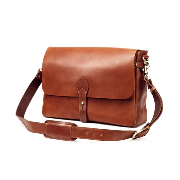 Leather Briefcase Messenger Bag - Image 4