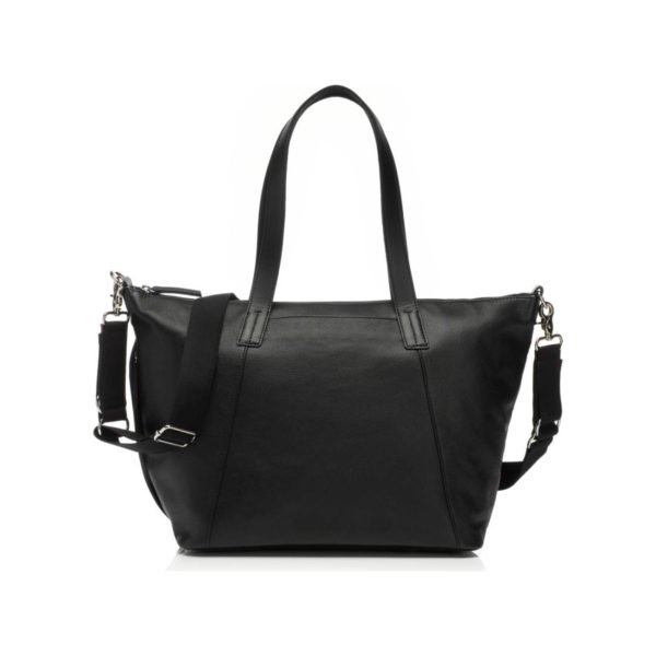 New Black Pure Leather Diaper Bags For Girls