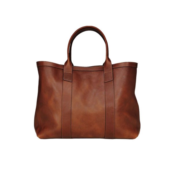 Vintage Brown Genuine Leather Womens Handbags
