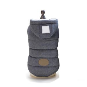 Dark Grey Cotton Winter Dog Coat Jackets