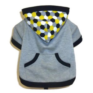 Pure Cotton Designer Grey Cool Dog Hoodies