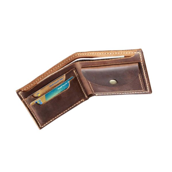 Bi fold Genuine Leather Wallet