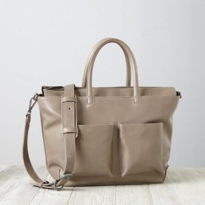 High Quality Diaper Genuine Leather Bags