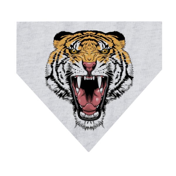 Tiger Printed Personalized Dog Bandanas