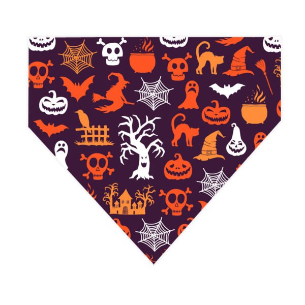 Printed Halloween Custom Dog Bandanas