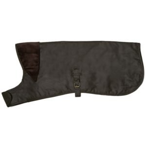 Waxed Cotton Brown Large Dog Winter Coats