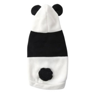 Black White Cotton Dog Clothes Dog Hoodie