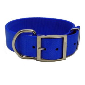 Blue Strong Heavy Duty Nylon Dog Collars