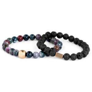 Multi Color Stone & Elegante Bracelet
