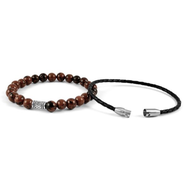 CHANDI BROWN HANDMADE BEAD BRACELET