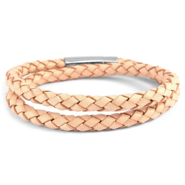 LEATHER TWIST MEN'S NATURAL BRACELET MANUFACTURER
