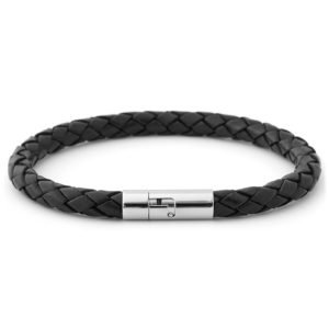 HANDMADE BRAIDED SIMPLE BLACK BRACELET