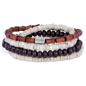 BAMBOO & COCONUT MIRO BEAD BRACELET