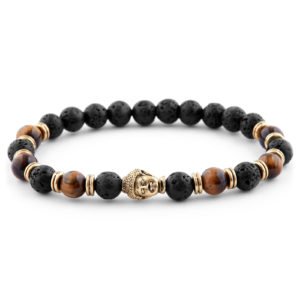 Black Designer Charm Stone  Bracelet