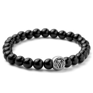 BLACK ADAMAS STONE MEN'S BRACELET