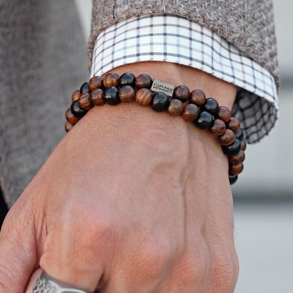 BLACK ON BLACK MEN'S BRACELET - Image 5