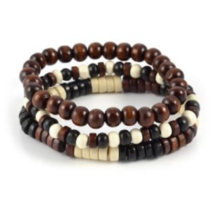 DESIGNER BROWN MULTI CHARM STYLISH MEN'S BRACELET