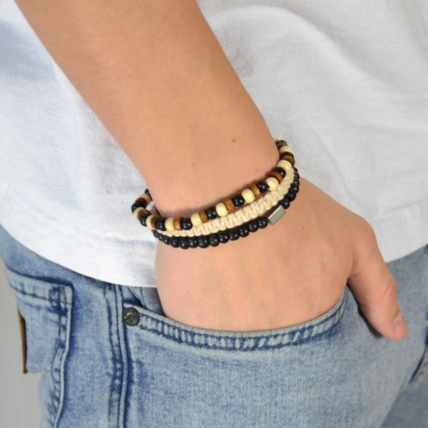 Designer Black Mighty Bracelet - Image 2