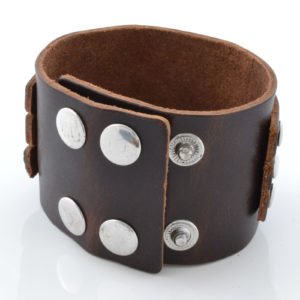 Mens Leather Bracelets Designer