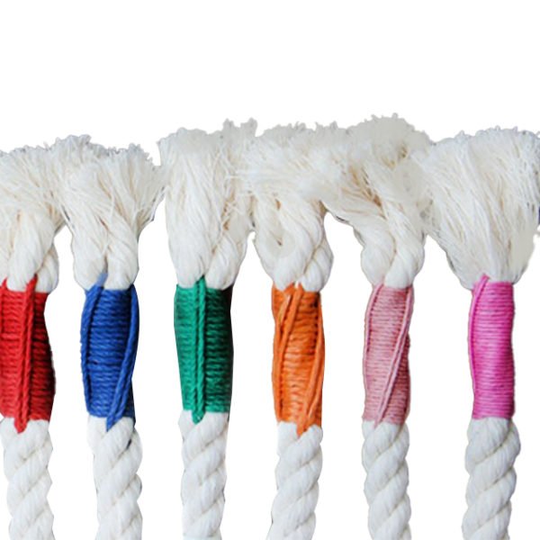 Natural White Cotton Rope Dog Leash