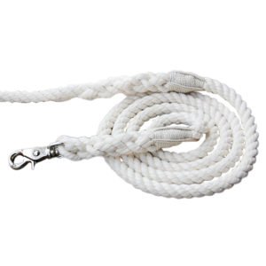 Natural White Cotton Rope Dog Leash