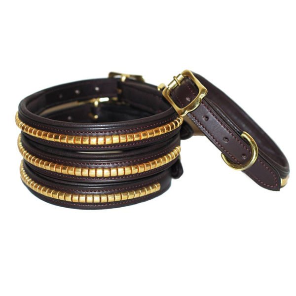 Decorative Leather Collar For Dogs & Puppies