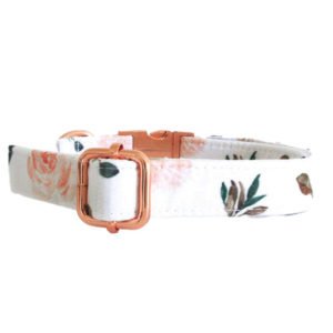 Beautiful Floral & Leaf Print Dog Collar