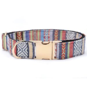 Personalized Tribal Arrows Adjustable Dog Collar