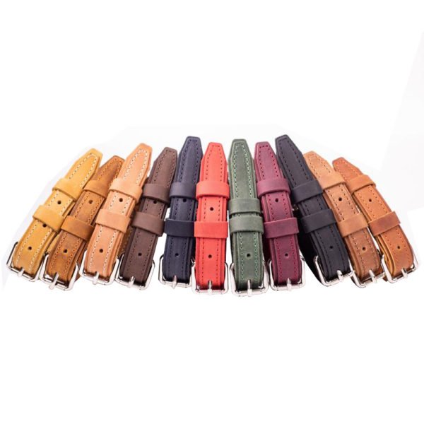 Colorful Leather Dog Collar Manufacturer