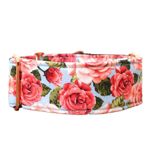 Rose Floral Personalized Dog Collar Manufacturer