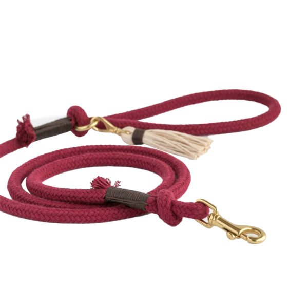 Slim Adjustable Cotton Rope Dog Leash