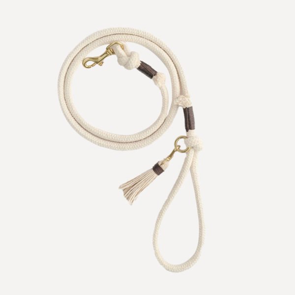 White Smooth Leash Rope For Dogs