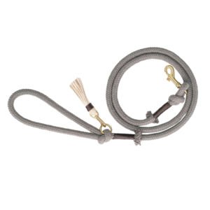 Gray Adjustable Tau Rope Dog Leash