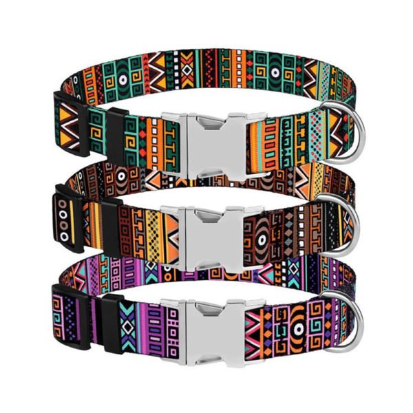 Strong Tribal Nylon Pet Collars & Leashes