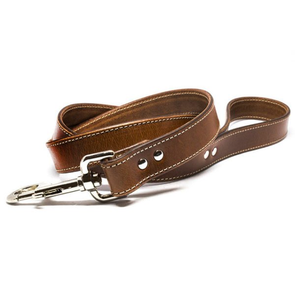 Durable Dog Leash Made Of Genuine Leather Handmade